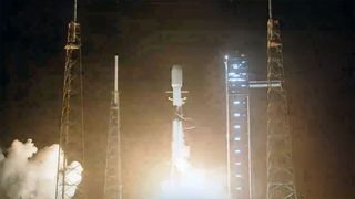 A SpaceX Falcon 9 rocket carrying 23 Starlink satellites lifts off from Cape Canaveral Space Force Station in Florida on Thursday, May 2, 2024.